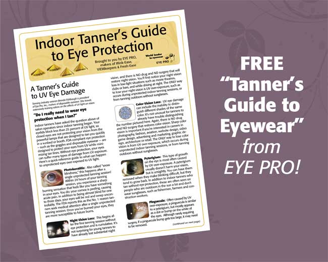 Free Tanner’s Guide to Eye Protection